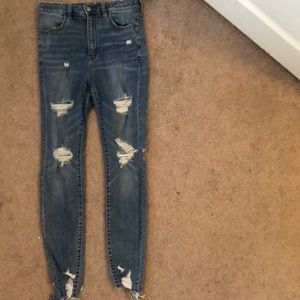 American Eagle highest rise jegging